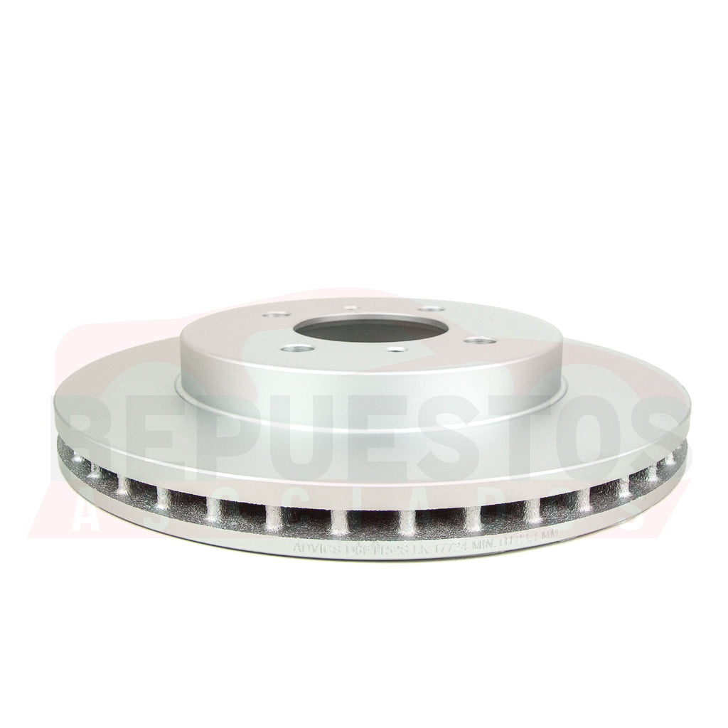 DISCO DE FRENO FRONTAL ADVICS MR449770 MITSUBISHI LANCER ES,LS,OZ 4G94 1998-2007