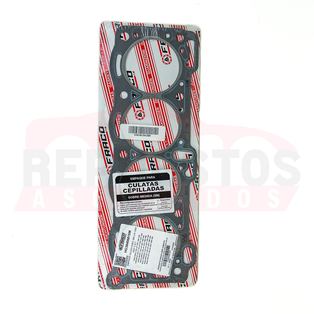 EMPAQUE DE CULATA FRACO 8-94146-244-2SM ISUZU TROOPER 1988-1994