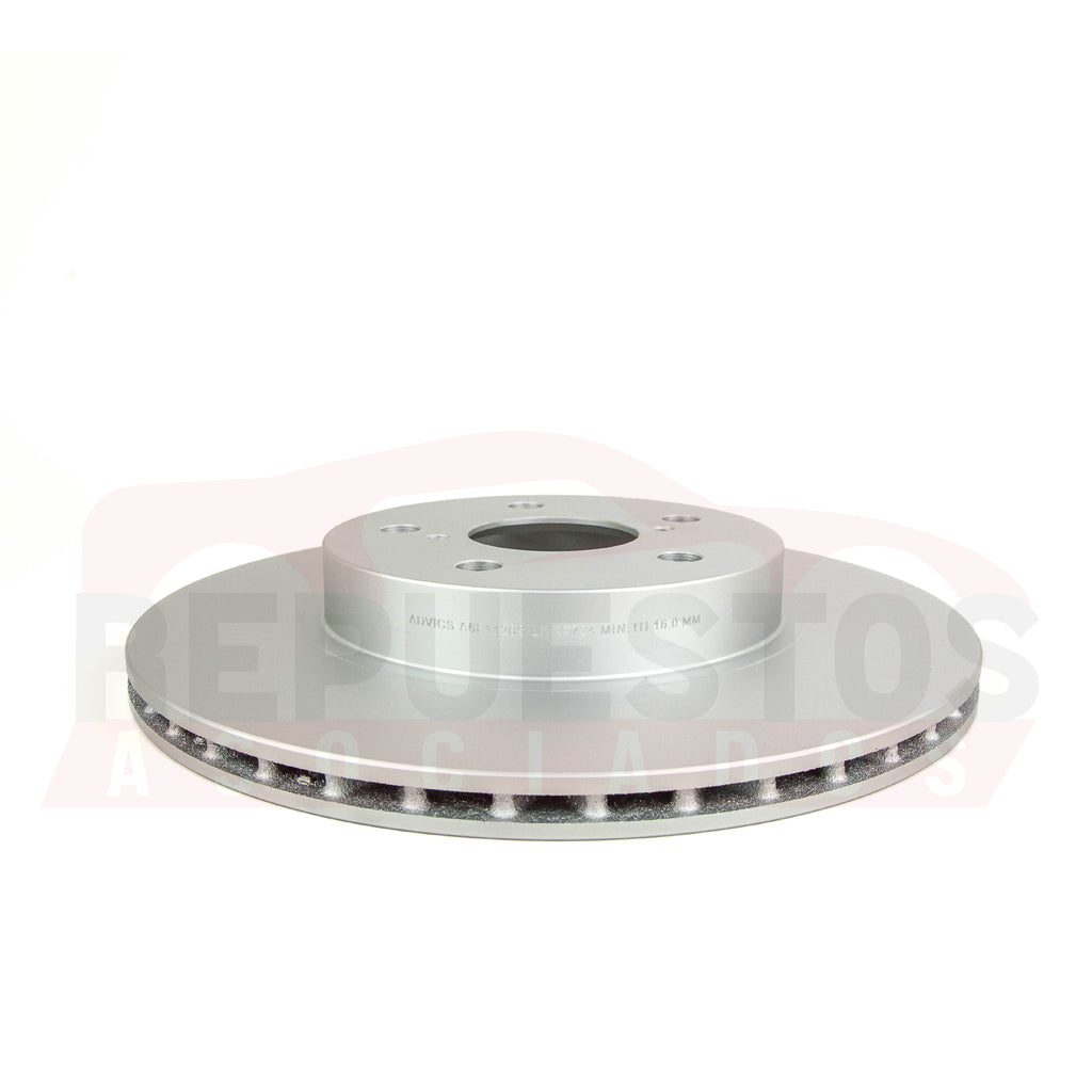 DISCO DE FRENO FRONTAL ADVICS 43512-42010 TOYOTA RAV 4 3S 1995-2000