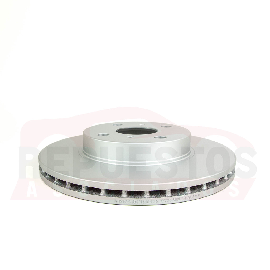 DISCO DE FRENO FRONTAL ADVICS 43512-12550 TOYOTA COROLLA 4AF,7AF 1993-2002