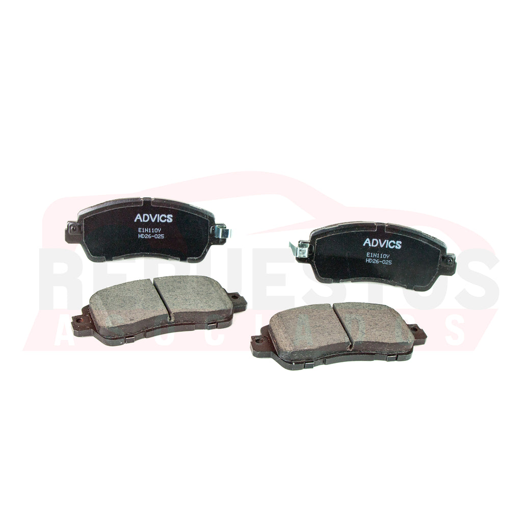 PASTILLA DE FRENO CERAMICA ADVICS E1N110Y MAZDA 2 P3,-P5 2014-2019